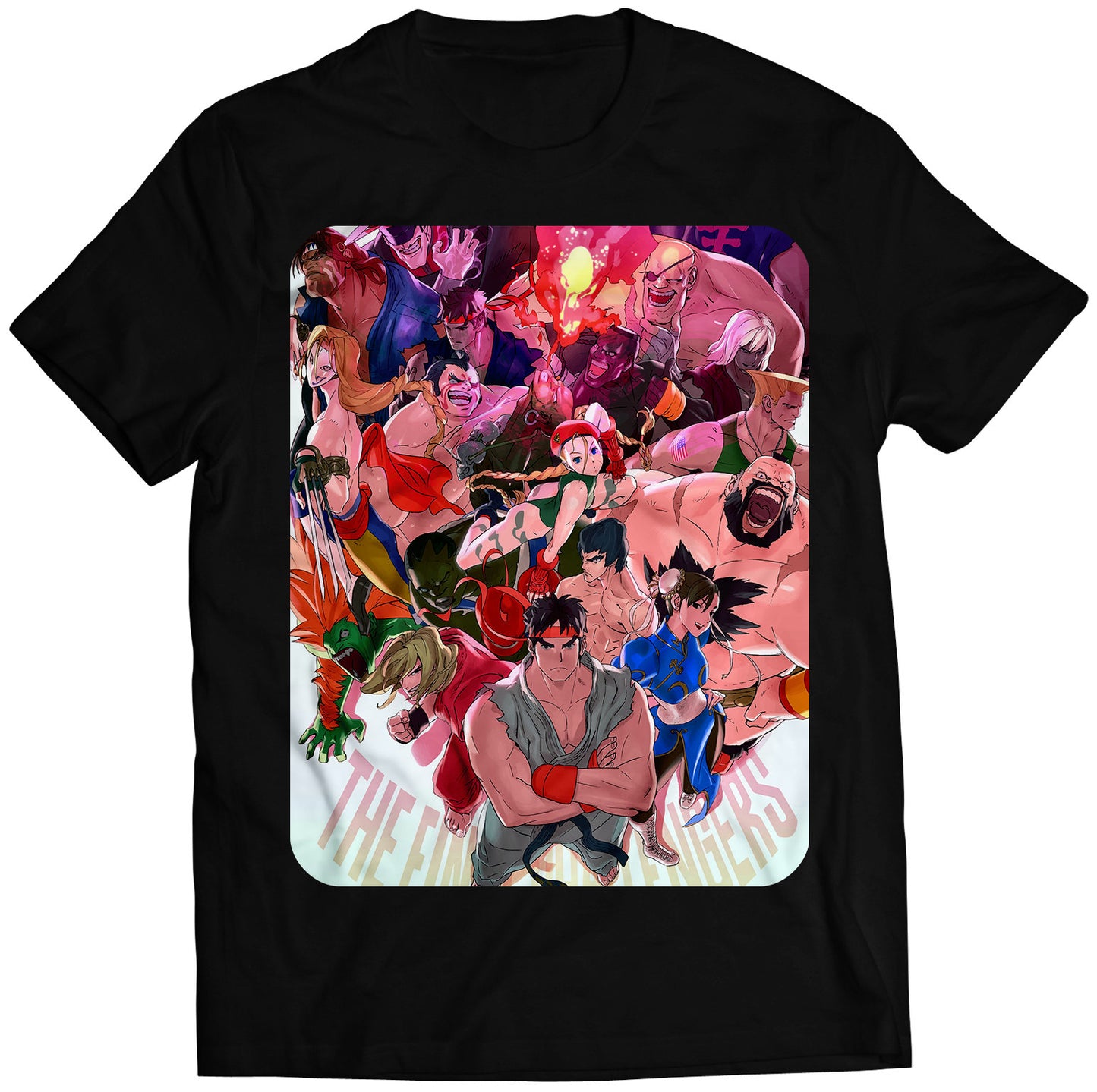 Ultra SF2 Final Challengers Cover Premium Unisex T-shirt (Vectorized Design)