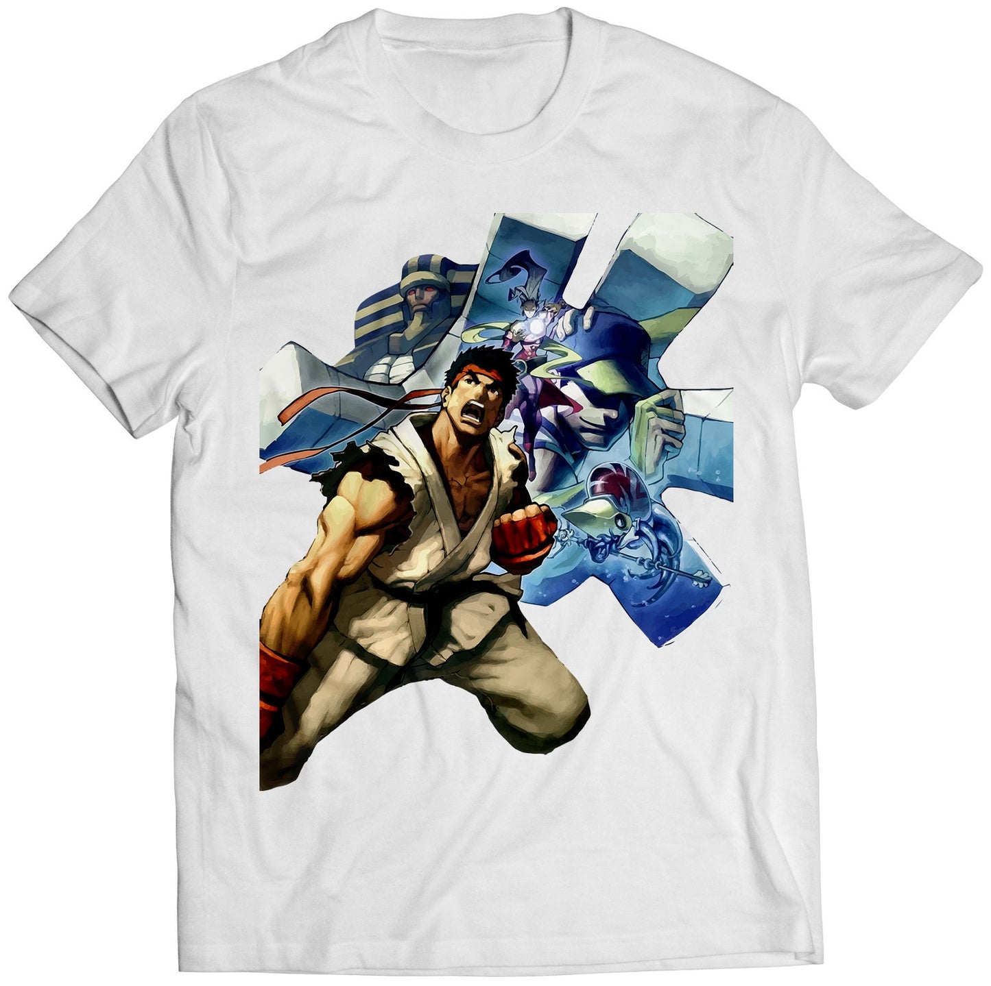 Rare Capcom Fighting Jam V1 Premium Unisex T-shirt (Vectorized Design)