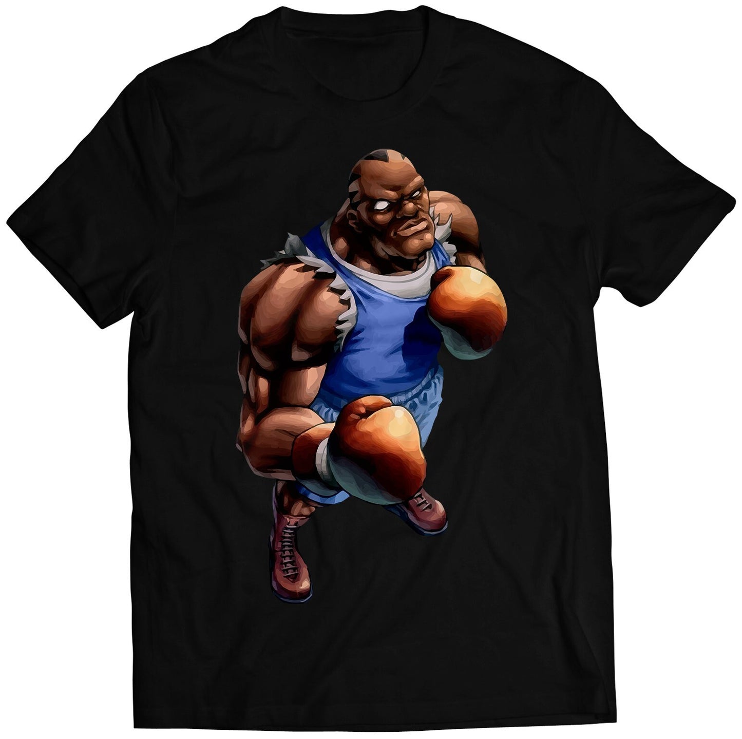 Balrog Boxer V1 Comic Street Fighting Premium Unisex T-shirt (Vectorized Design)