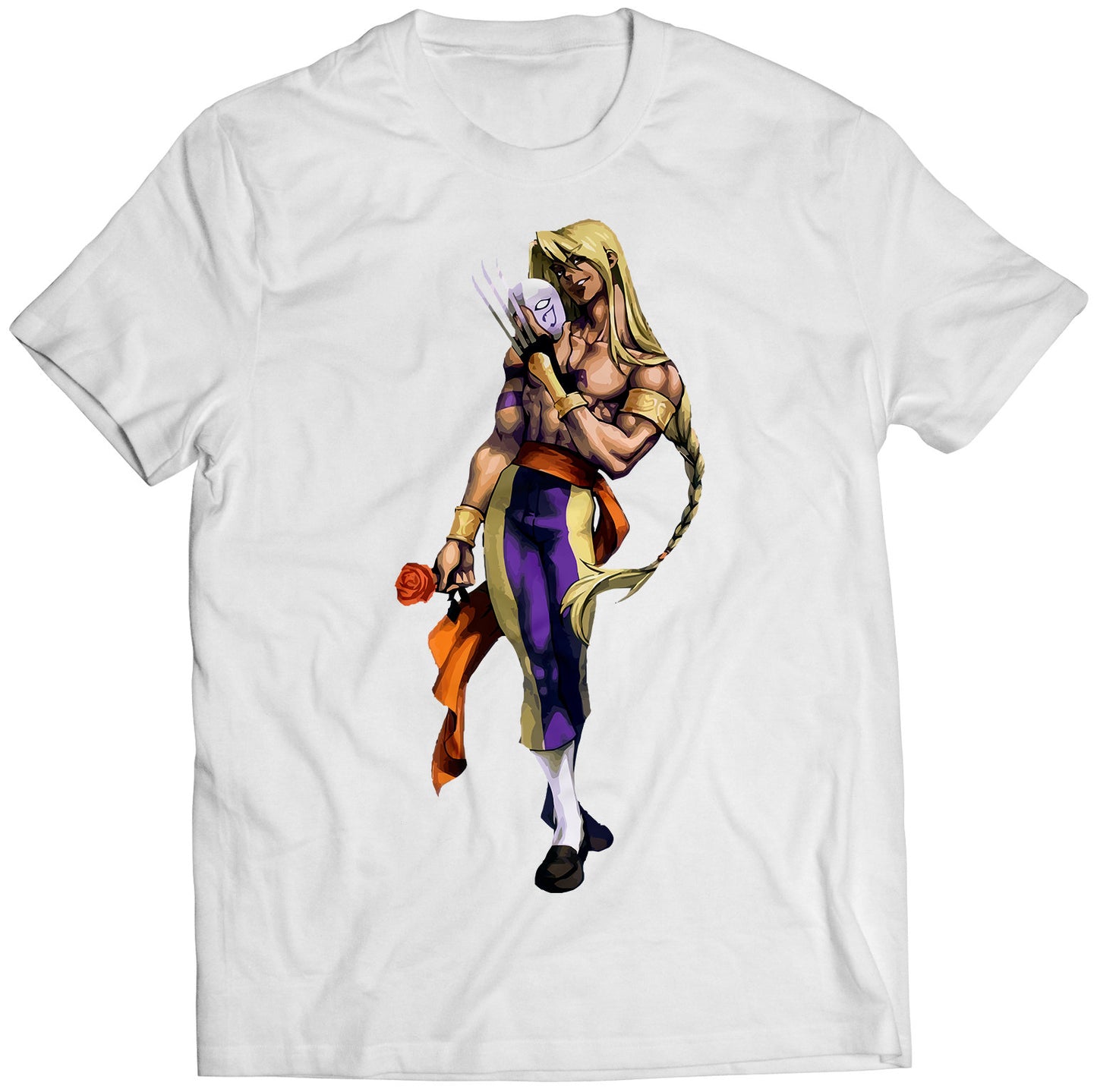 Vega Claw Comic Street Fighting Premium Unisex T-shirt (Vectorized Design)