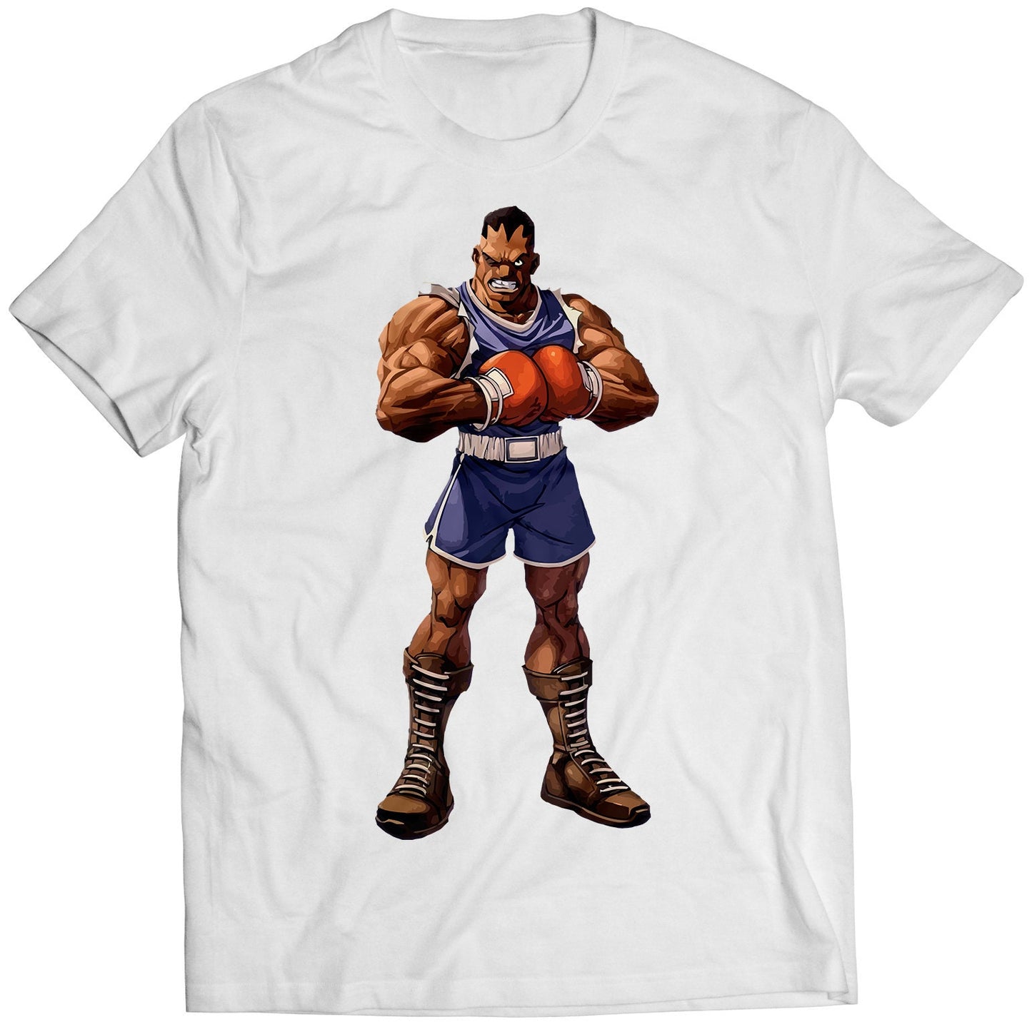 Balrog Boxer V2 Comic Street Fighting Premium Unisex T-shirt (Vectorized Design)