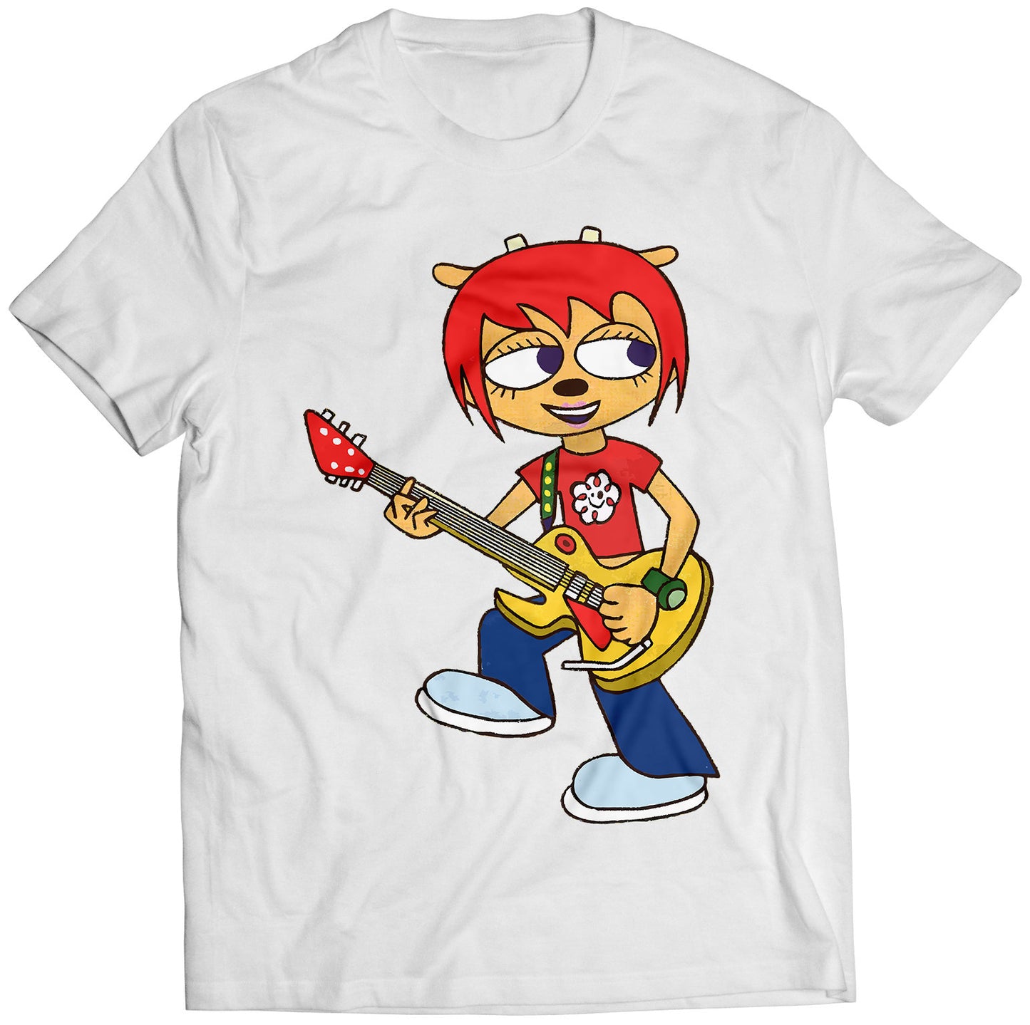 Lammy V1 PaRapper The Rapper Premium Unisex T-shirt (Vectorized Design)