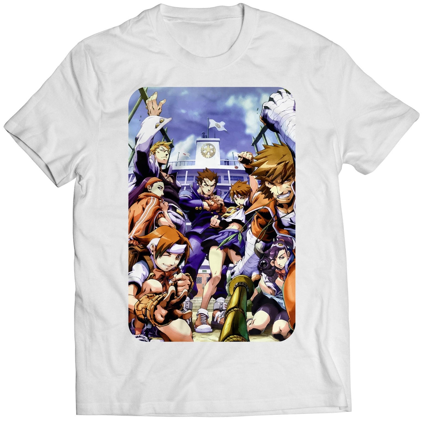 Rivalry Schools Project Justice Comic Cover V2 Premium Unisex T-shirt (Vectorized Design)