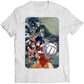 Rivalry Schools Project Justice Comic Cover V6 Premium Unisex T-shirt (Vectorized Design)