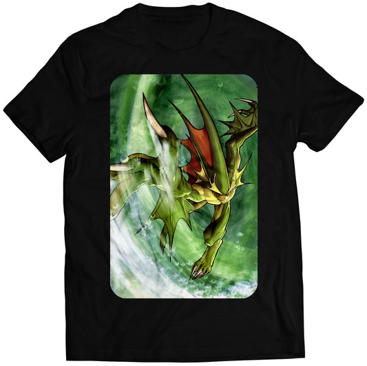 Aulbath Rikuo Vampire Daarkstalkers Comic Premium Unisex T-shirt (Vectorized Design)