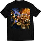 Street Fighter Dinner Premium Unisex T-shirt (Vectorized Design)
