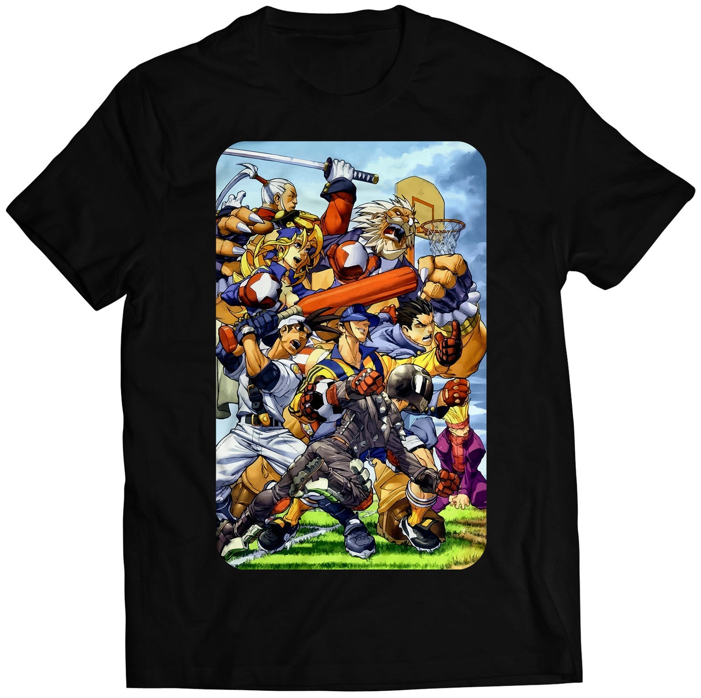 Rivalry Schools Project Justice Comic Cover V7 Premium Unisex T-shirt (Vectorized Design)