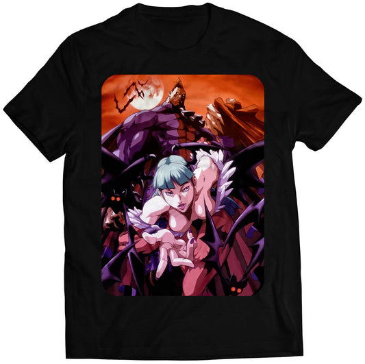 Vampire Daarkstalkers Comic Cover V4 Premium Unisex T-shirt (Vectorized Design)