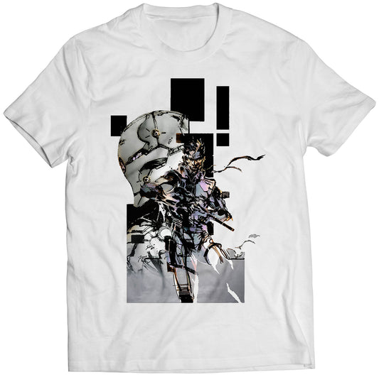 Solid Snake & Gray Fox Premium Unisex T-shirt (Vectorized Design)