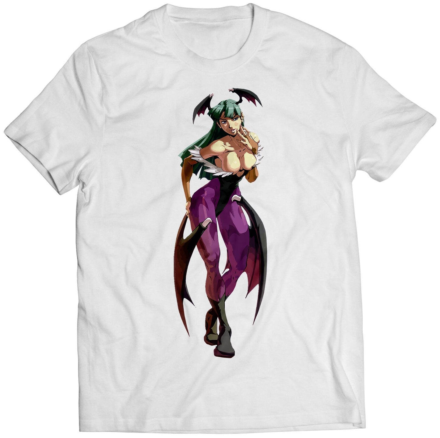 Comic Morrigan Daarkstalkers Vampire Premium Unisex T-shirt (Vectorized Design)