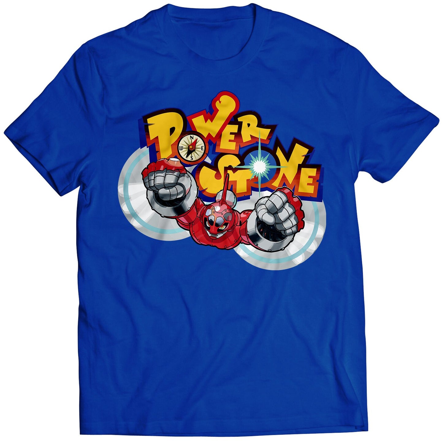 Powerful Stone Title Logo Premium Unisex T-shirt (Vectorized Design)