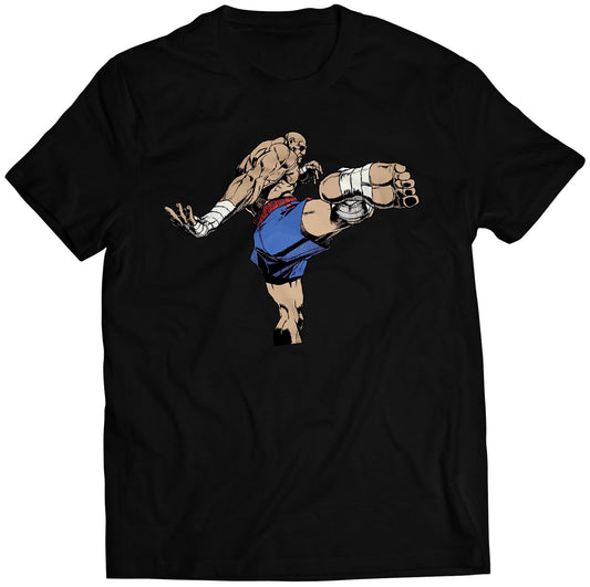 Sagat SF2 Revival Premium Unisex T-shirt (Vectorized Design)