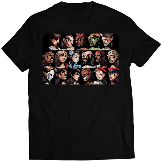 SF2 Revival Portraits Premium Unisex T-shirt (Vectorized Design)