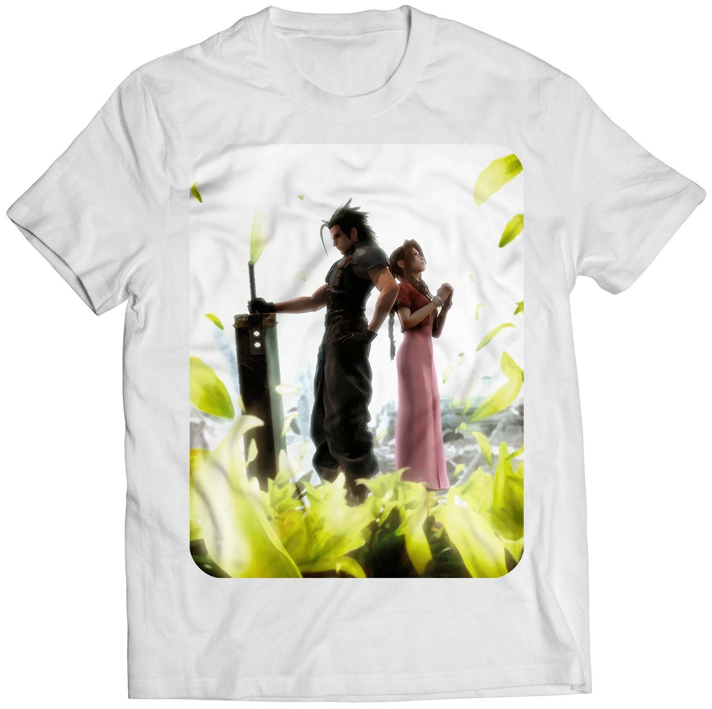 CC FF VII Cover V2 Premium Unisex T-shirt (Vectorized Design)