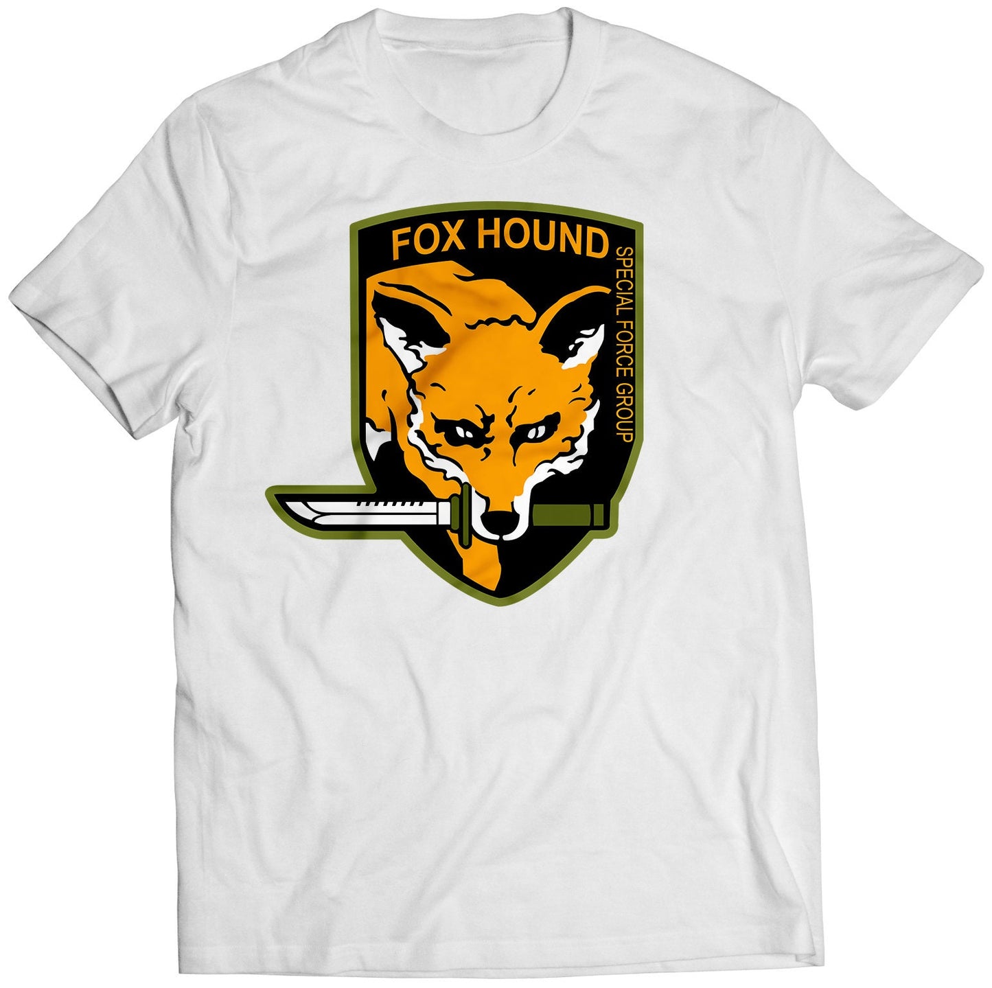 MGS Foxhound CENTERED High-Tech Special Forces Unit Emblem Unisex T-Shirt