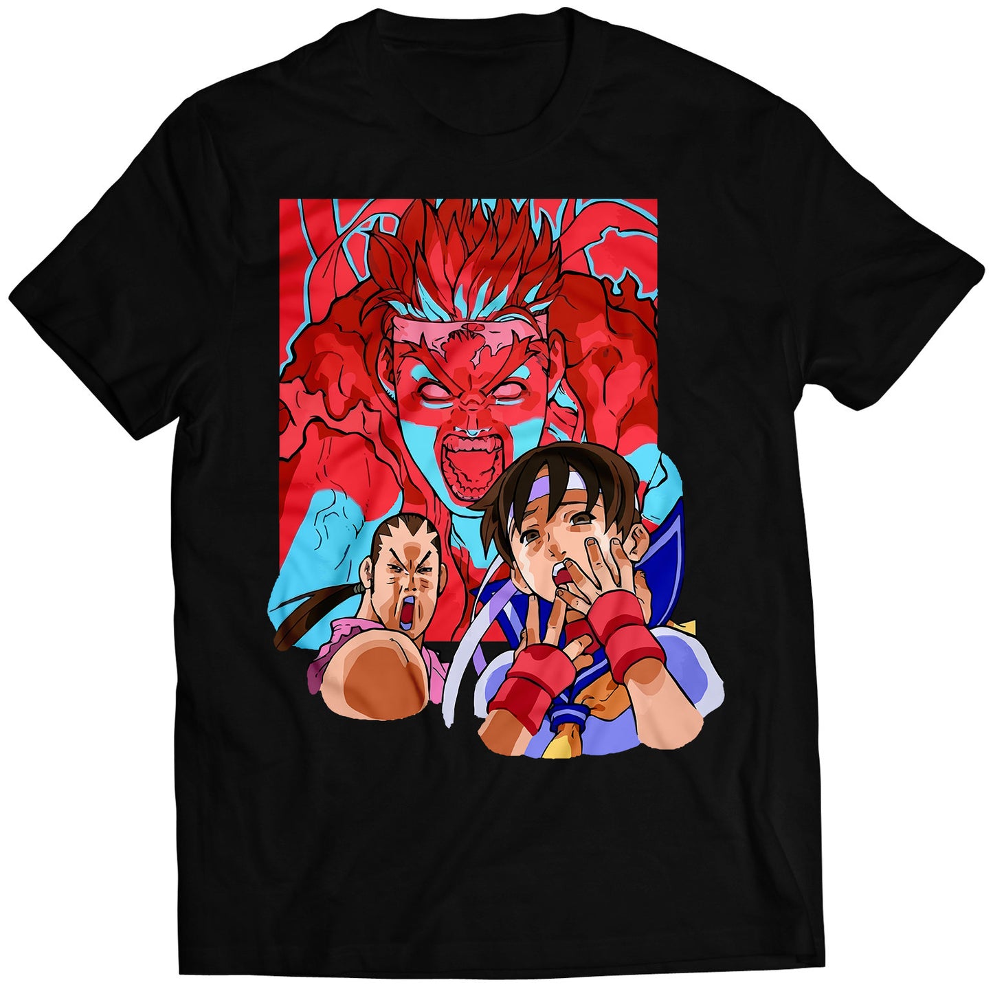 Evil Ryu Dan Sakura Premium Unisex T-shirt (Vectorized Design)