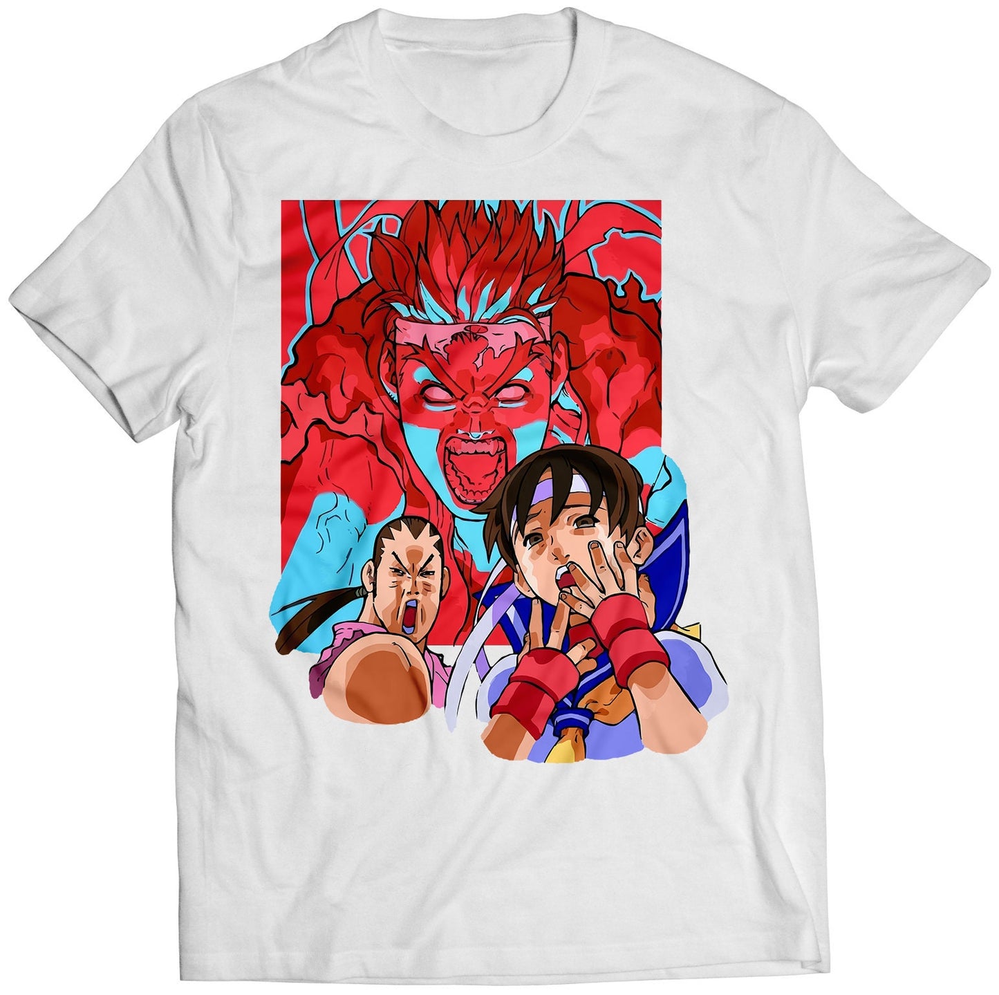 Evil Ryu Dan Sakura Premium Unisex T-shirt (Vectorized Design)