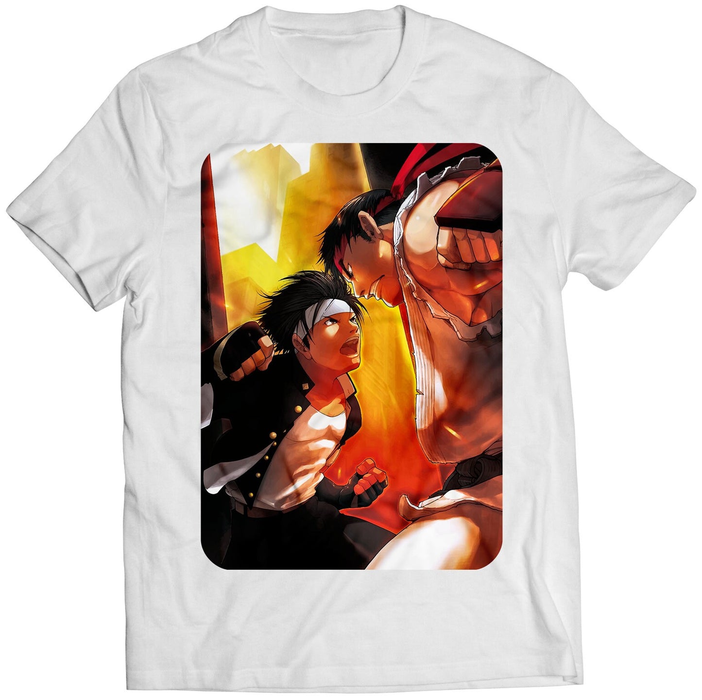 Kyo VS Ryu SVC Chaos Premium Unisex T-shirt (Vectorized Design)