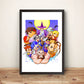 Tiny Fighters Cast Premium Poster (Vectorized Design)