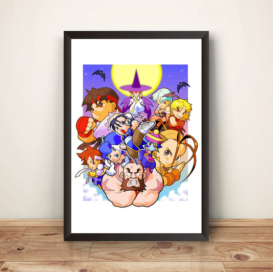 Tiny Fighters Cast Premium Poster (Vectorized Design)