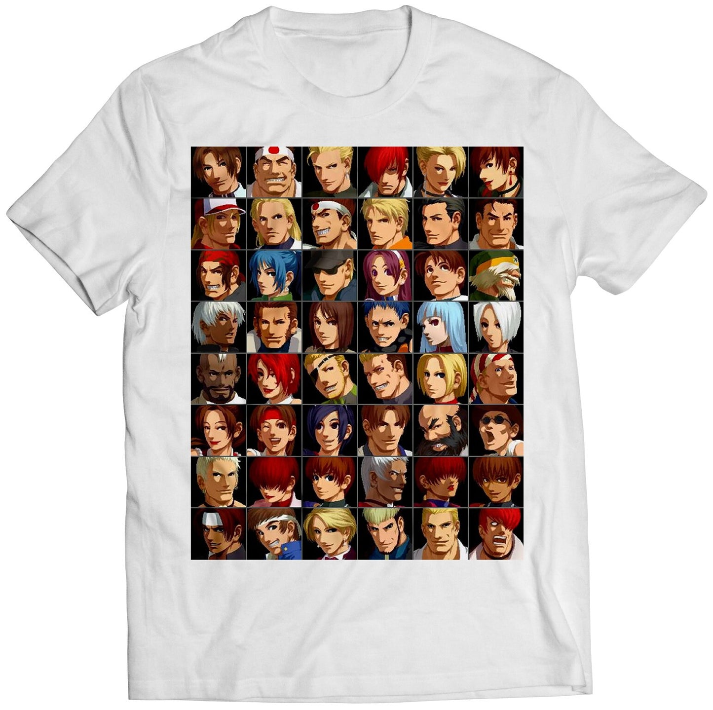 The KOF2002 Kof 2k2 Character Select Premium Unisex T-shirt.