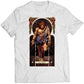 Akuma Gouki Street Fighting Tarot Card Premium Unisex T-shirt (Vectorized Design)