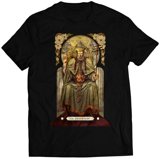 Guile Street Fighting Tarot Card Premium Unisex T-shirt (Vectorized Design)