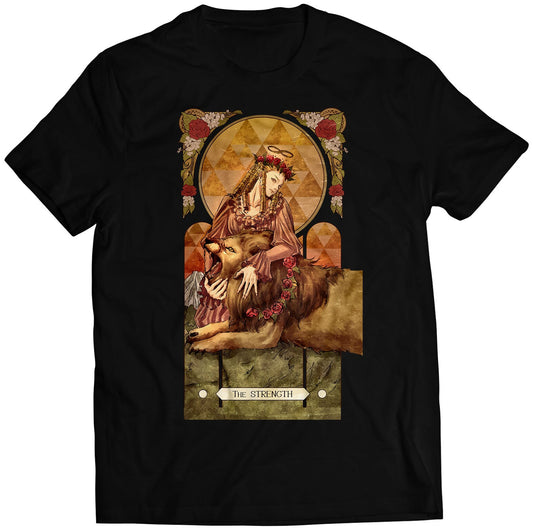 Karin Street Fighting Tarot Card Premium Unisex T-shirt (Vectorized Design)