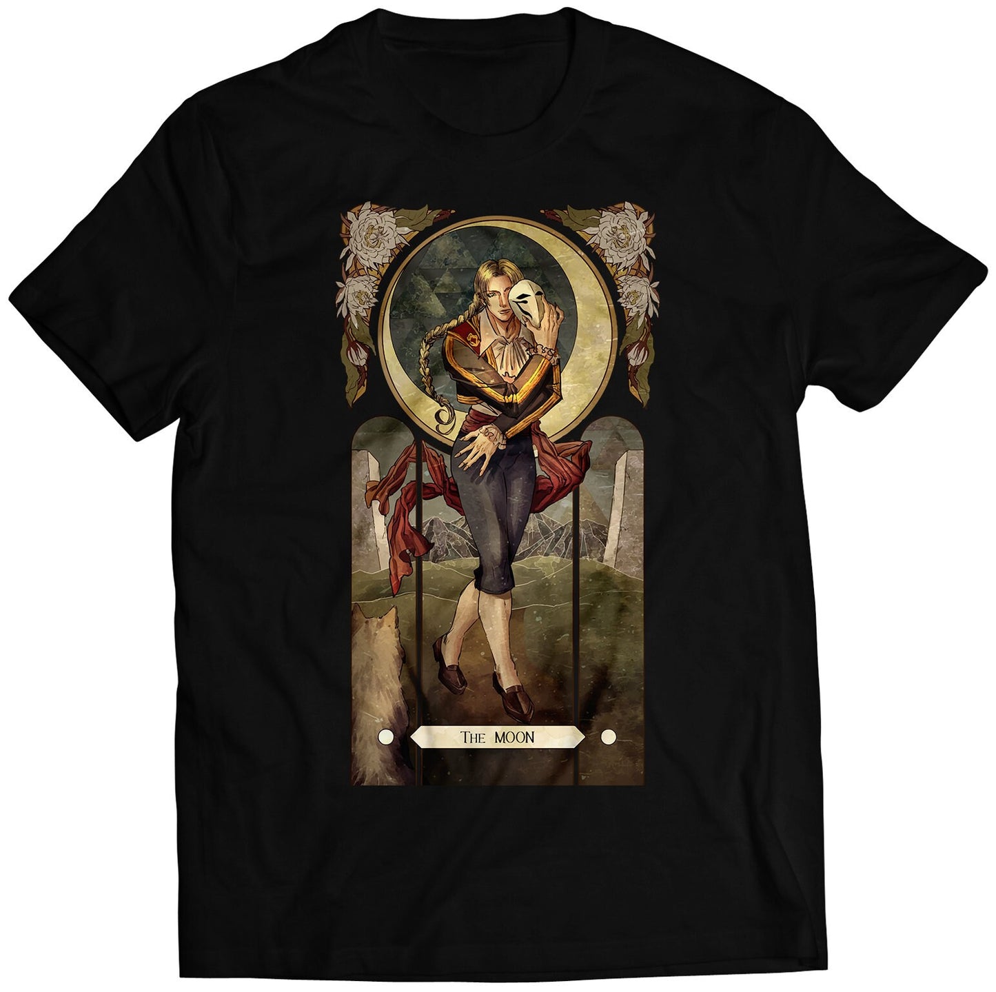 Vega Claw Street Fighting Tarot Card Premium Unisex T-shirt (Vectorized Design)