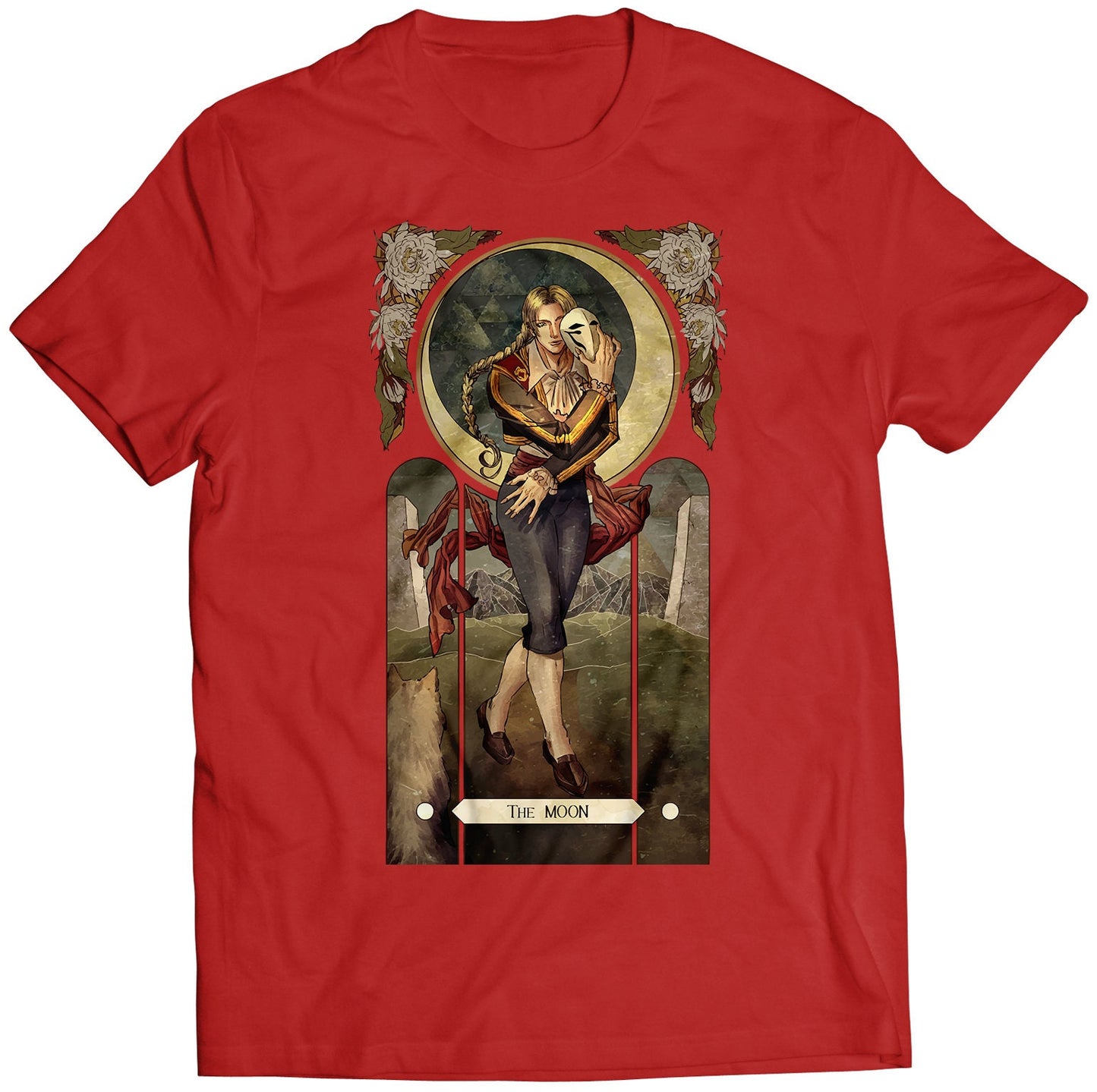 Vega Claw Street Fighting Tarot Card Premium Unisex T-shirt (Vectorized Design)