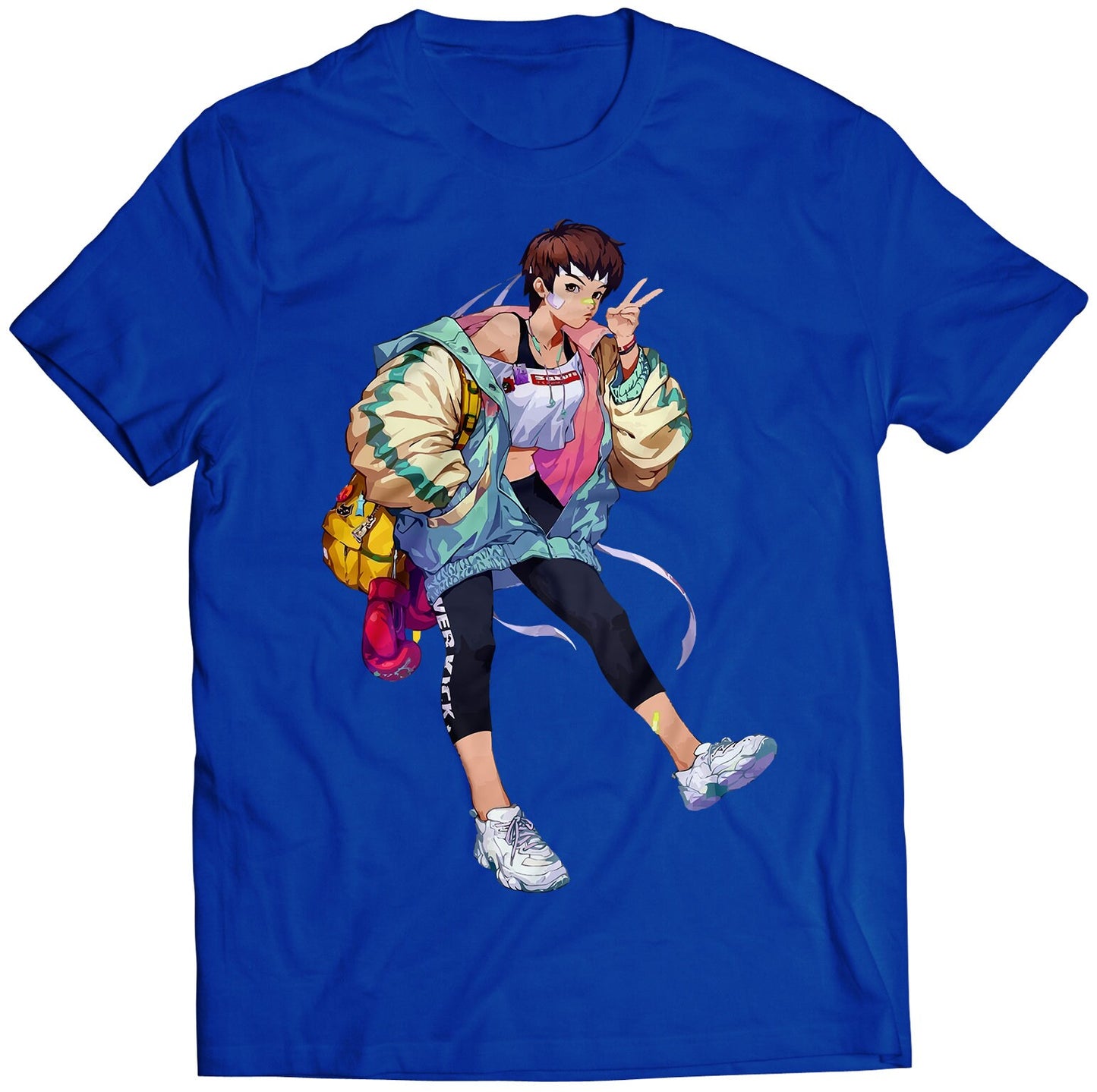 Sakura Musical Fighter Premium Unisex T-shirt (Vectorized Design)