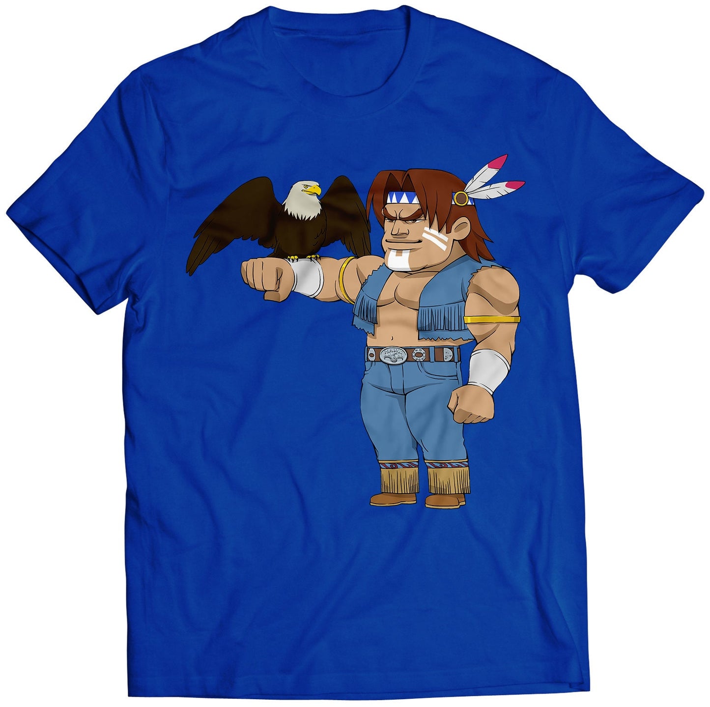 Chibi Thunder Hawk Ultra SF4 Premium Unisex T-shirt (Vectorized Design)