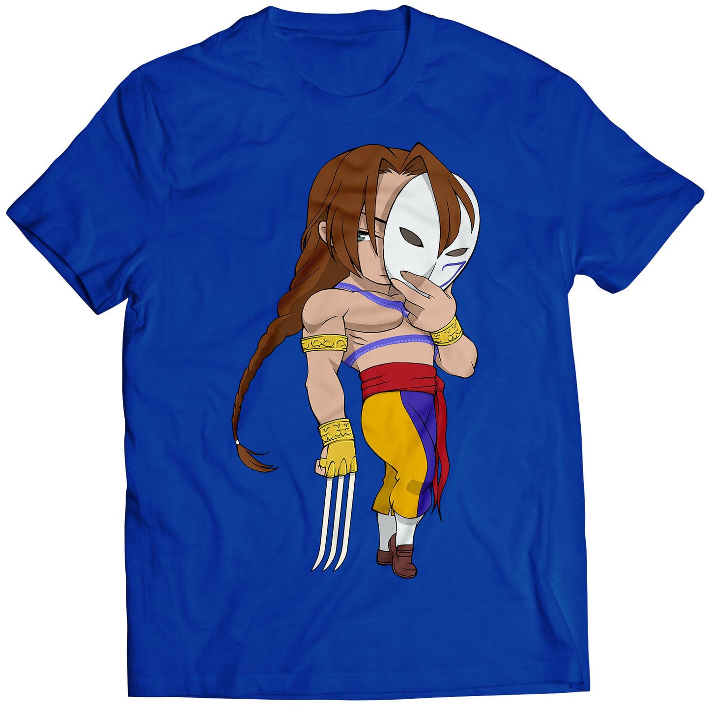 Chibi Vega Claw Ultra SF4 Premium Unisex T-shirt (Vectorized Design)