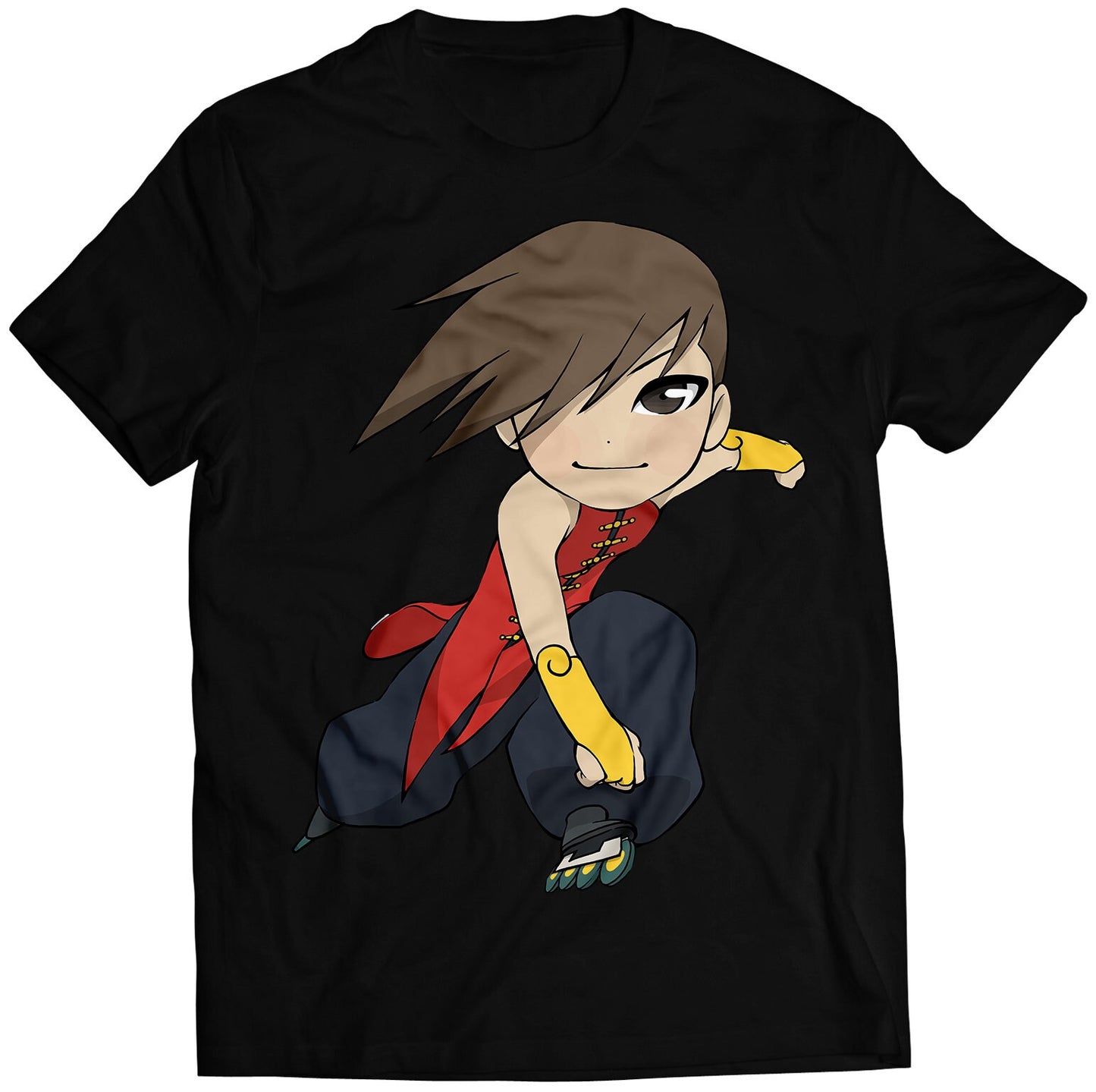 Chibi Yang Ultra SF4 Premium Unisex T-shirt (Vectorized Design)