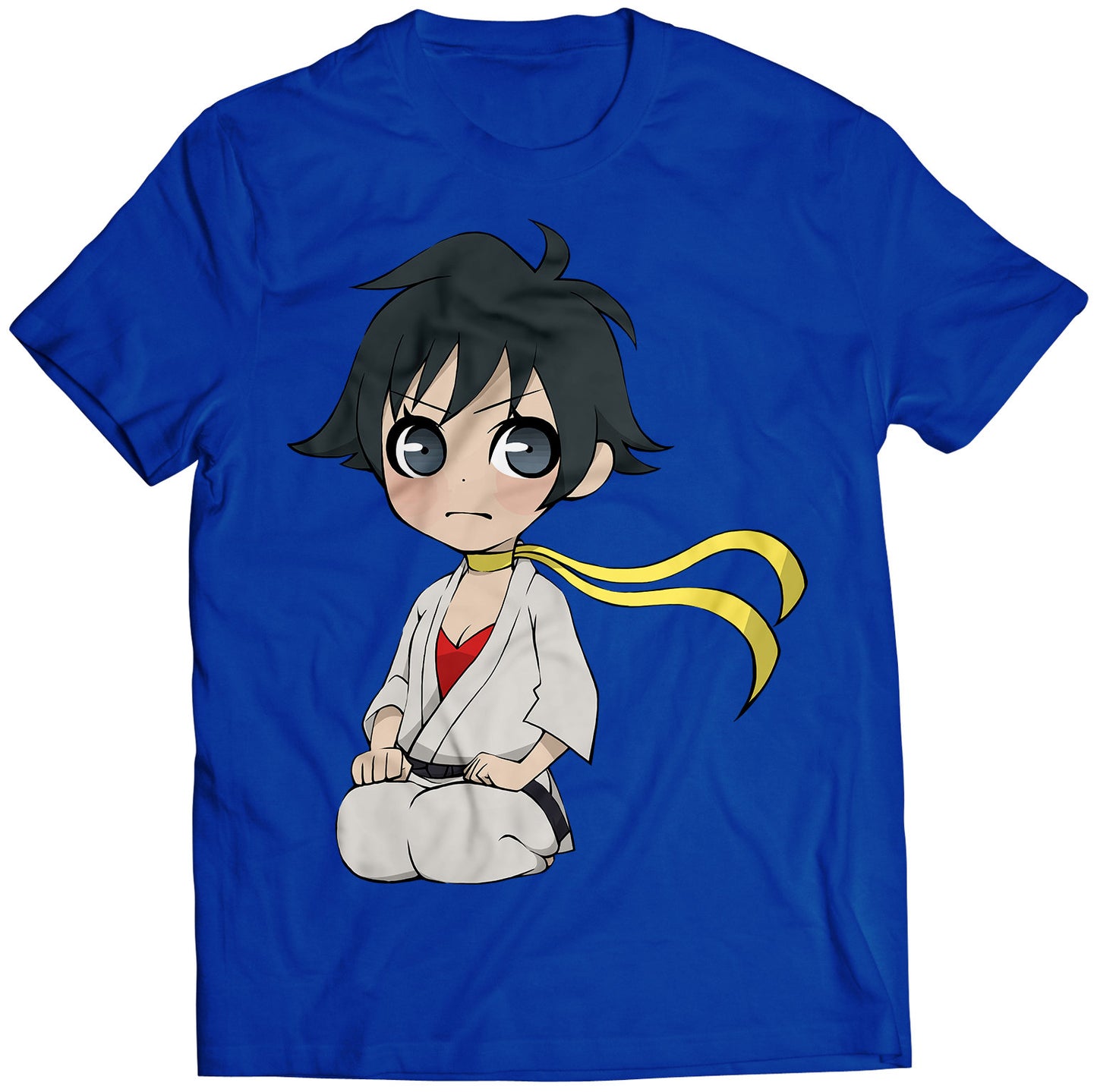 Chibi Makoto Ultra SF4 Premium Unisex T-shirt (Vectorized Design)