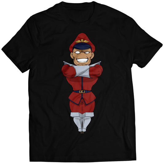 Chibi M Bison Dictator Ultra SF4 Premium Unisex T-shirt (Vectorized Design)