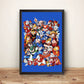 Mega Boy Rockboy Robots Premium Poster (Vectorized Design)