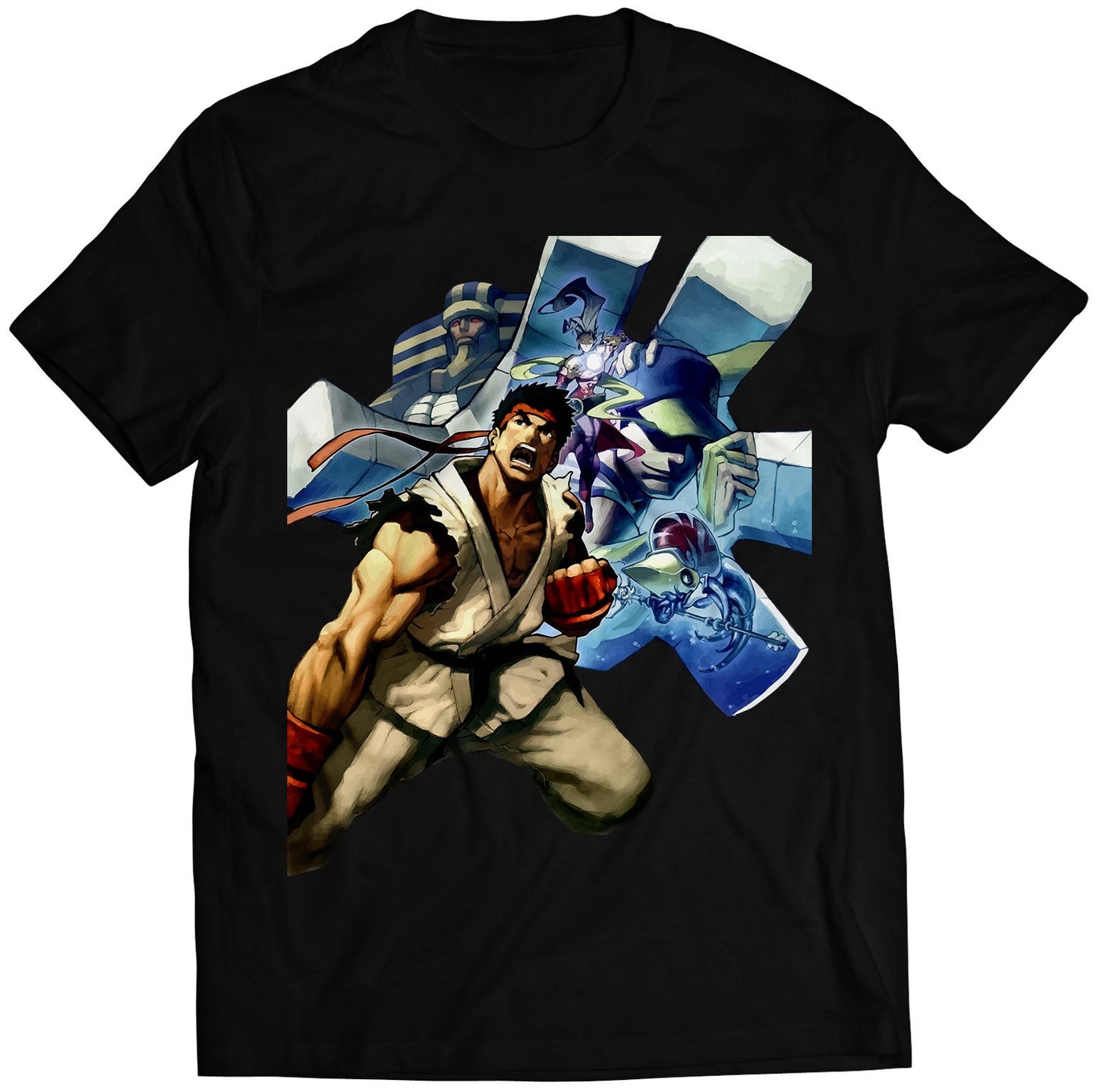 Rare Capcom Fighting Jam V1 Premium Unisex T-shirt (Vectorized Design)