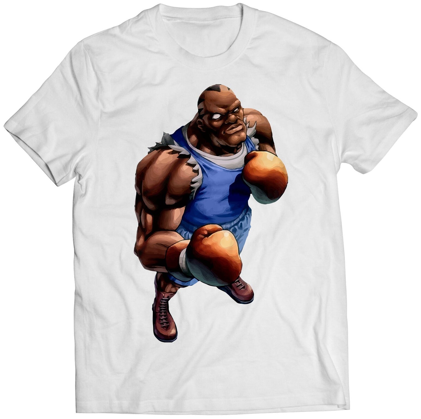 Balrog Boxer V1 Comic Street Fighting Premium Unisex T-shirt (Vectorized Design)