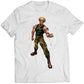 Guile Comic Street Fighting Premium Unisex T-shirt (Vectorized Design)