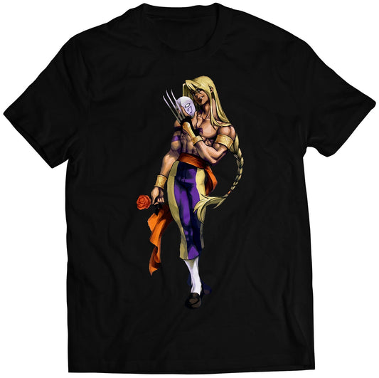 Vega Claw Comic Street Fighting Premium Unisex T-shirt (Vectorized Design)