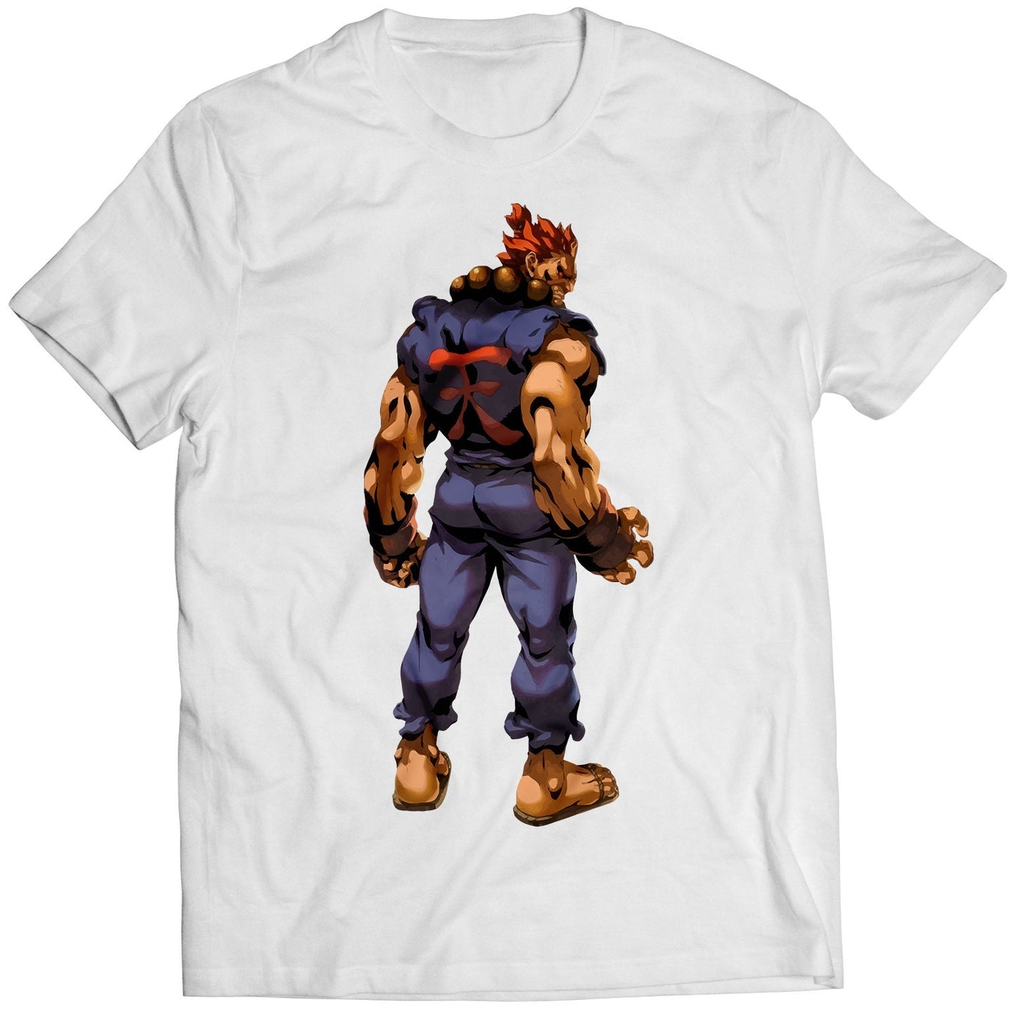 Gouki Akuma Comic Street Fighting Premium Unisex T-shirt (Vectorized Design)