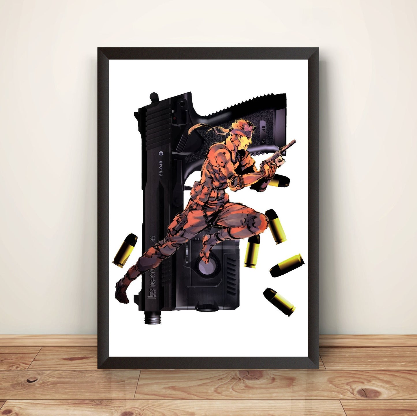 MGS Snake Socom Premium Poster (Vectorized Design)