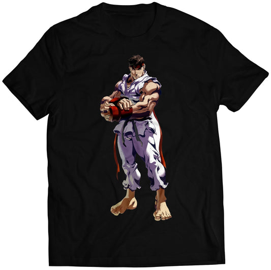 Ryu Comic Street Fighting Premium Unisex T-shirt (Vectorized Design)