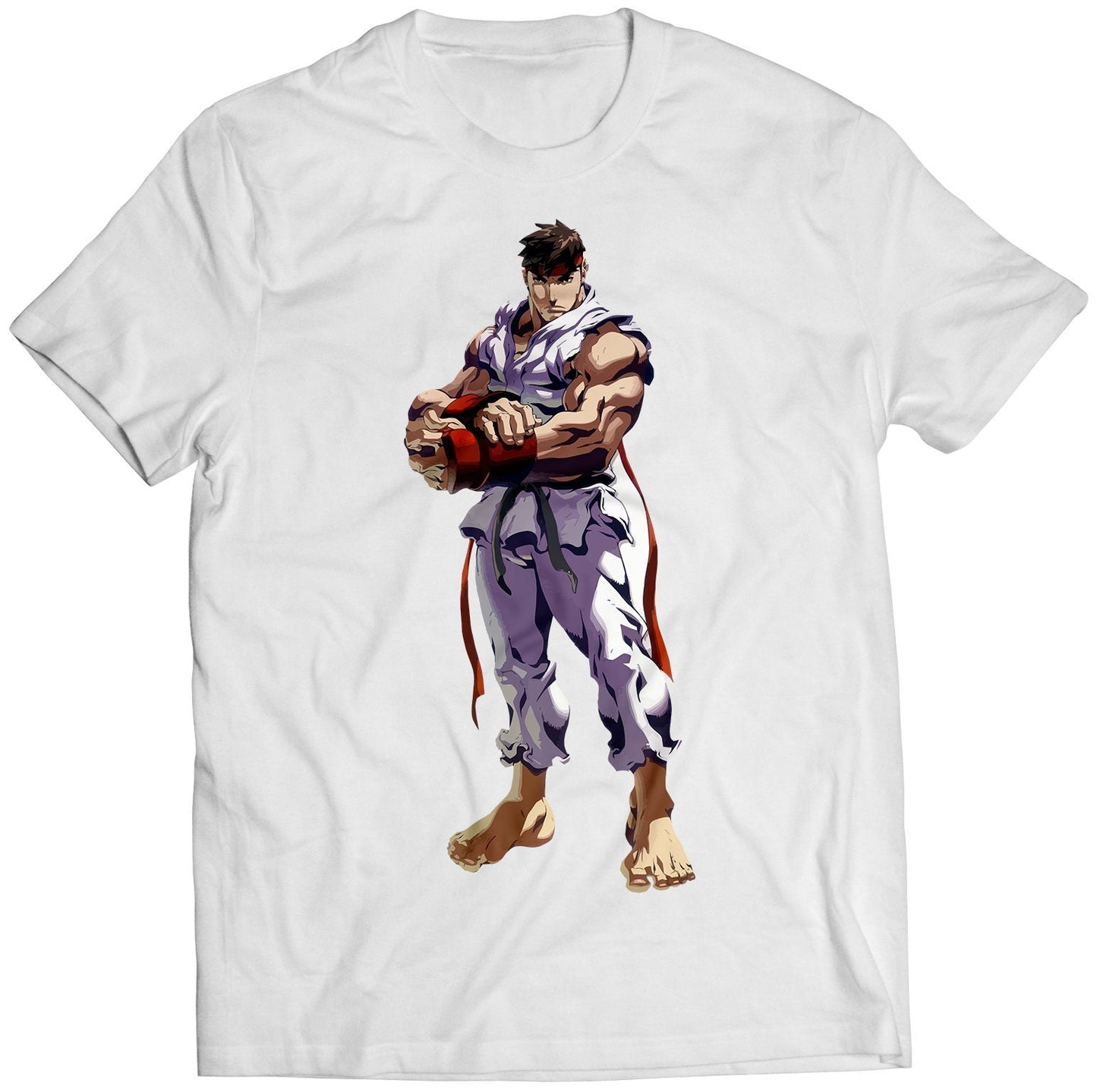 Ryu Comic Street Fighting Premium Unisex T-shirt (Vectorized Design)