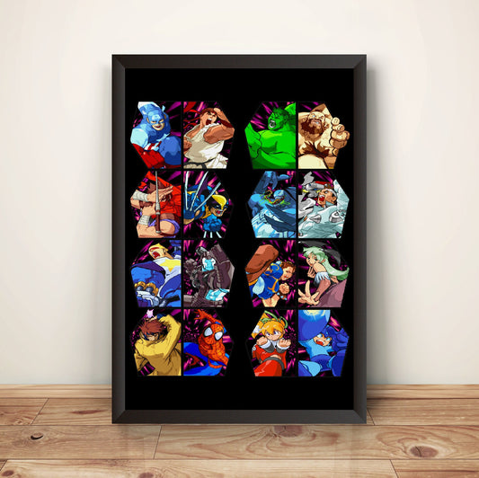 Mahvel VS Capcom Versus Premium Poster.