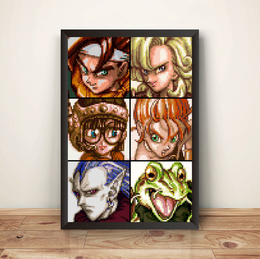 Chr0n0 Trigger Character Portraits Premium Poster.