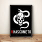 V Has Come To Outer Heaven MGS Premium Poster (Vectorized Design)