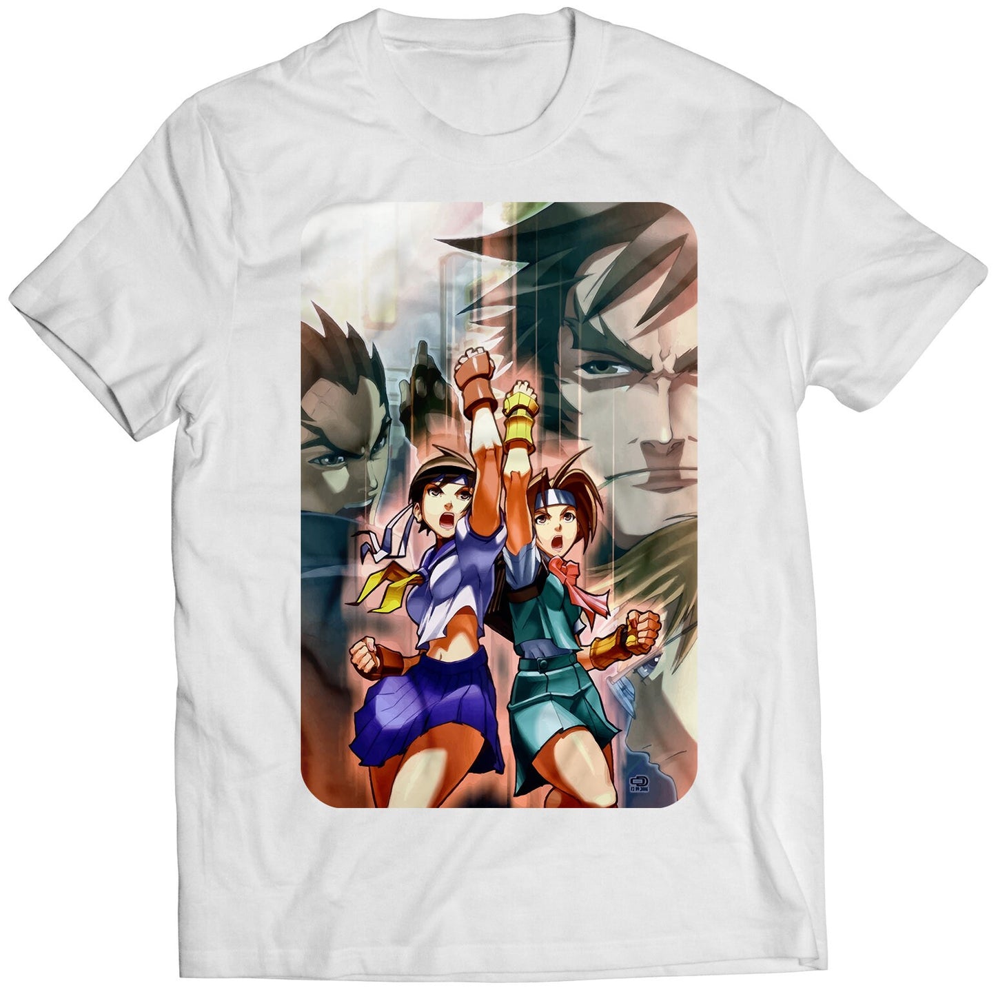 Rivalry Schools Project Justice Comic Cover V5 Premium Unisex T-shirt (Vectorized Design)