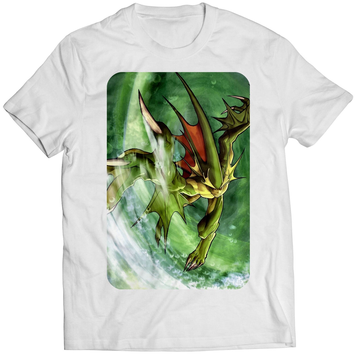 Aulbath Rikuo Vampire Daarkstalkers Comic Premium Unisex T-shirt (Vectorized Design)